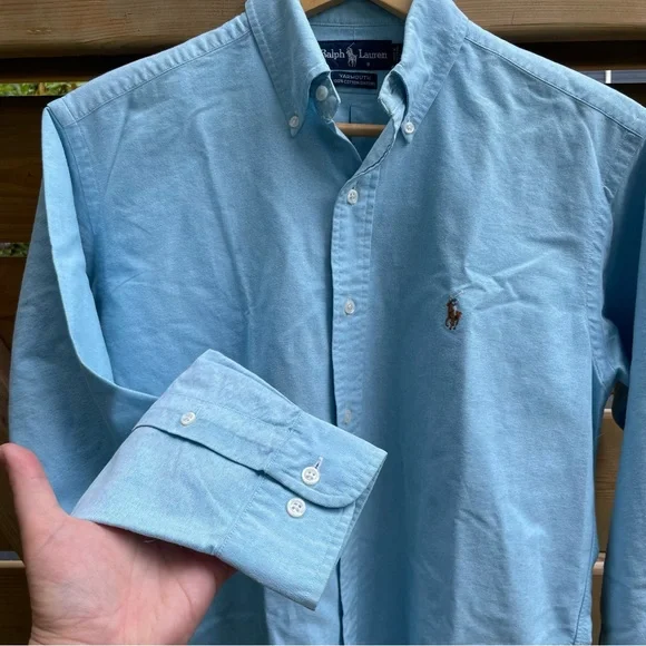 NWOT Ralph Lauren 💯 Cotton Oxford Shirt - Picture 4 of 5
